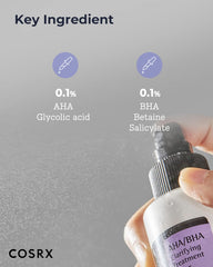 AHA/BHA Treatment Toner - Whiteheads, Pores, & Uneven Skin, Korean Toner