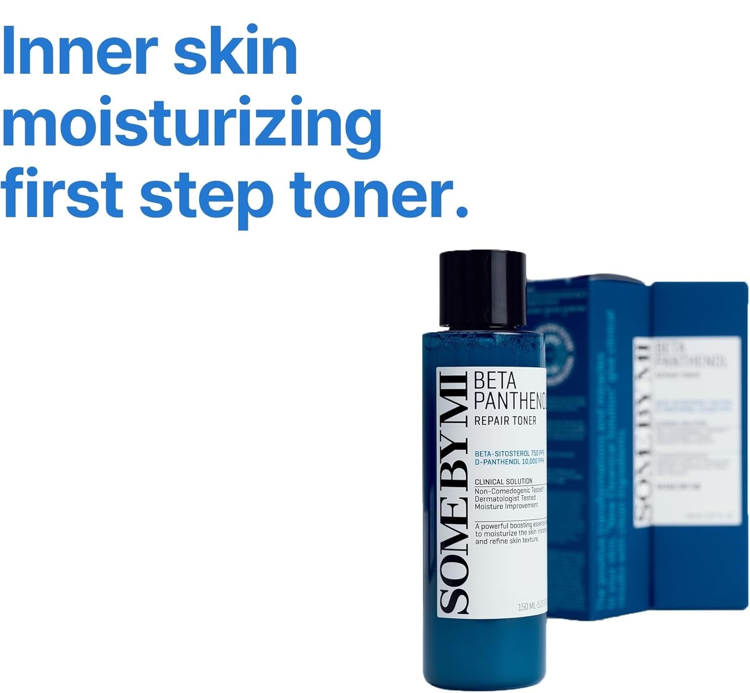 Beta-Panthenol Repair Toner by SOME BY MI - Daily Soothing Face with Skin Moisturizing Effect - Rebuilding Skin Barrier