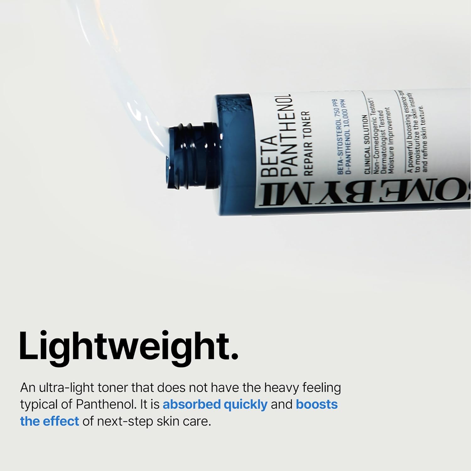 Beta-Panthenol Repair Toner by SOME BY MI - Daily Soothing Face with Skin Moisturizing Effect - Rebuilding Skin Barrier