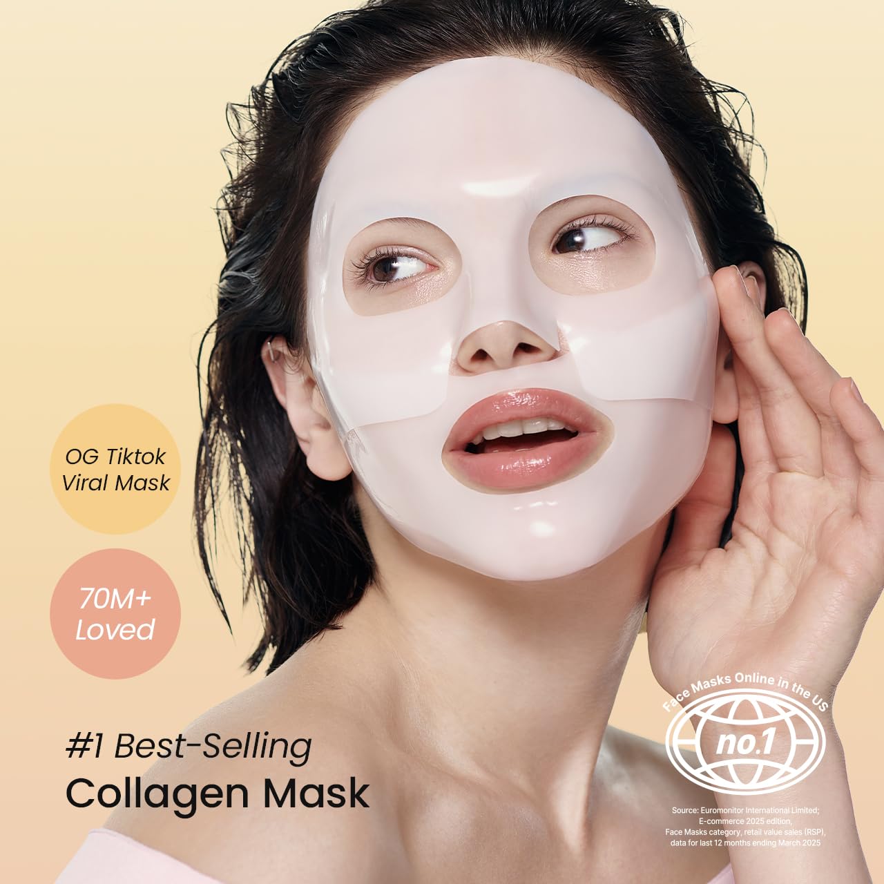 Bio-Collagen Real Deep Mask -  Hydrating Overnight Hydrogel Mask, Pore Minimizing