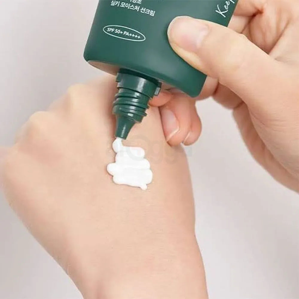 ANUA Heartleaf Silky Moisture SPF 50 PA++++ Cream - Korean Sunscreen, Face Sunscreen, Niacinamide, Fragrance Free, Travel Essentials