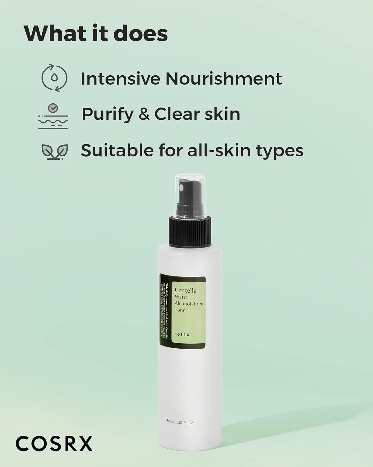 Centella Water Alcohol-Free Toner - Hydrating & Soothing Redness