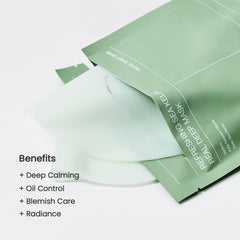 BIODANCE Refreshing Sea kelp Real Deep Mask - Overnight Hydrogel Mask, Calming, Oil & Sebum Control