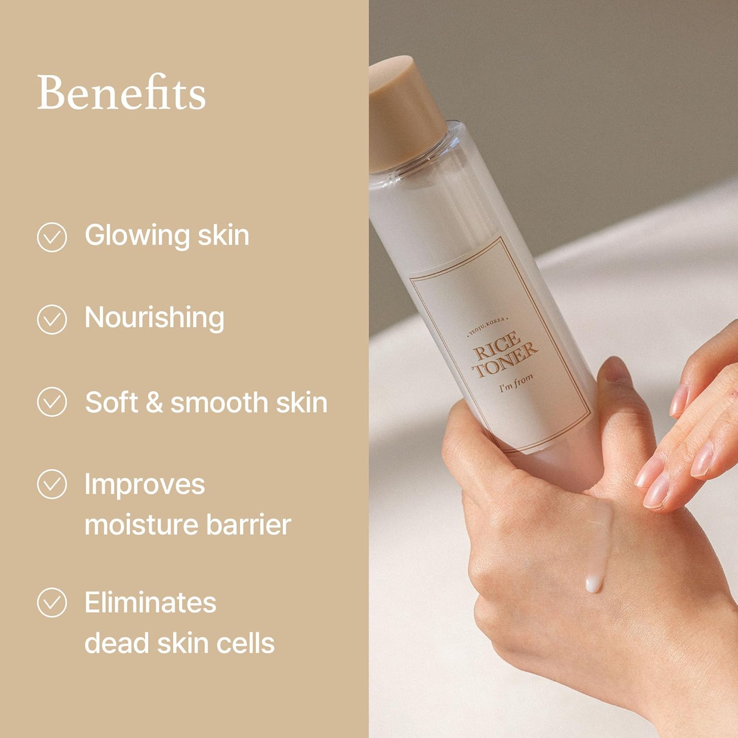 Rice Toner by I'm from - for Sensitive Skin