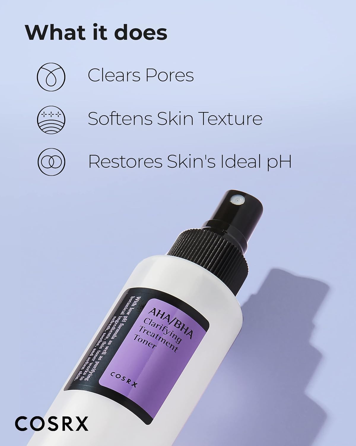 AHA/BHA Treatment Toner - Whiteheads, Pores, & Uneven Skin, Korean Toner